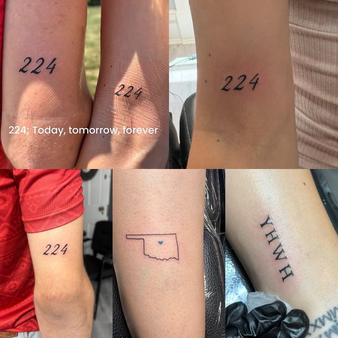 Tattoo by @andreakramerart โ lettering_script, minimalist