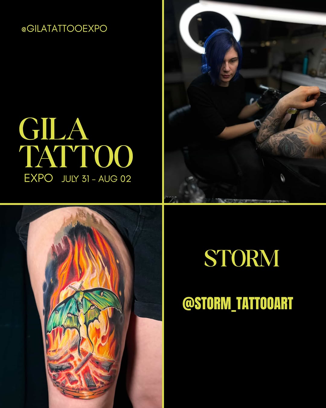 Tattoo by @storm_tattooart — realism, trash_polka
