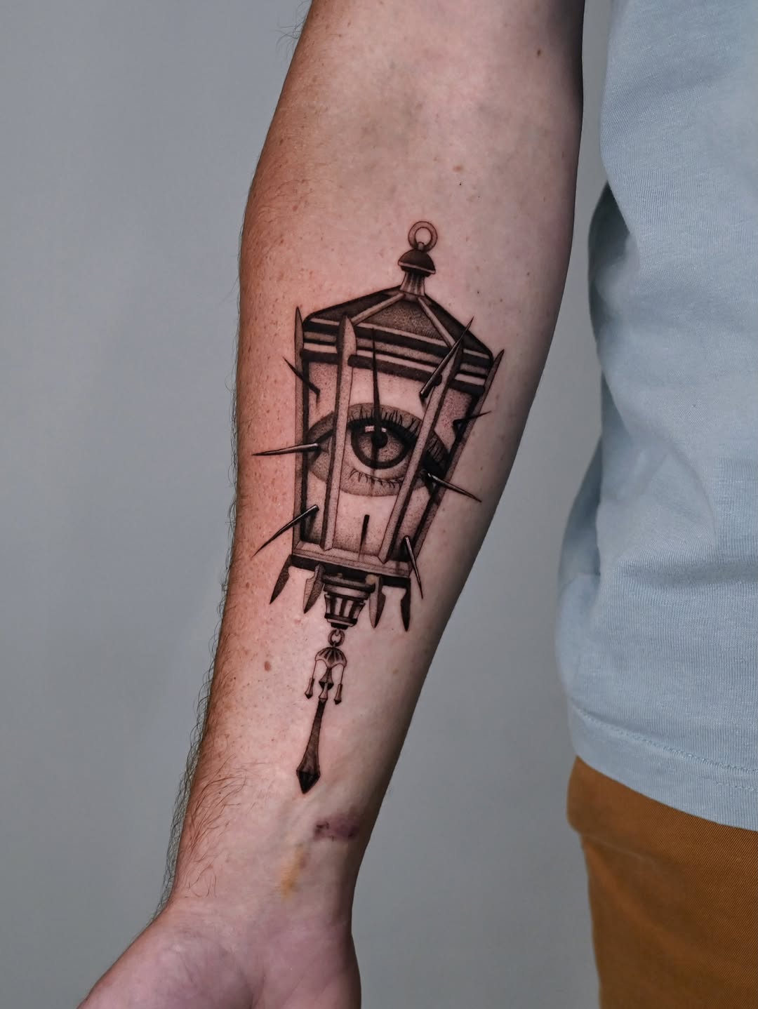 Tattoo by @domcozzaart — black_and_grey, dark_realism