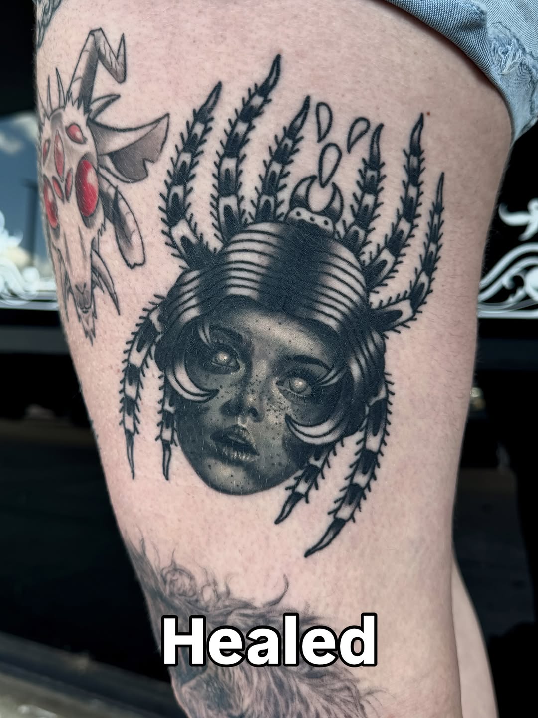 Tattoo by @tit_tats — black_and_grey
