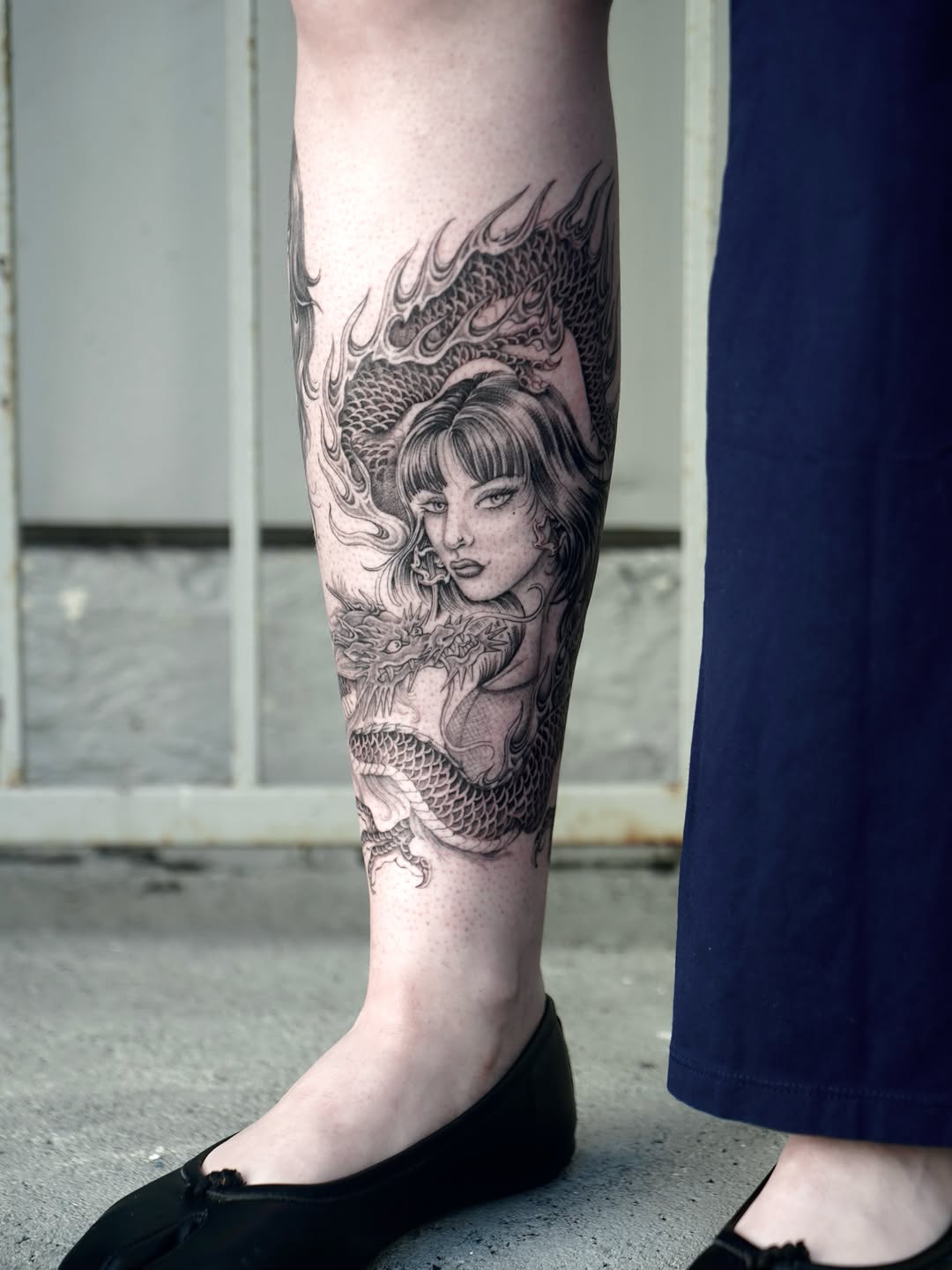 Tattoo by @chriscalibur_ — japanese_irezumi, realism