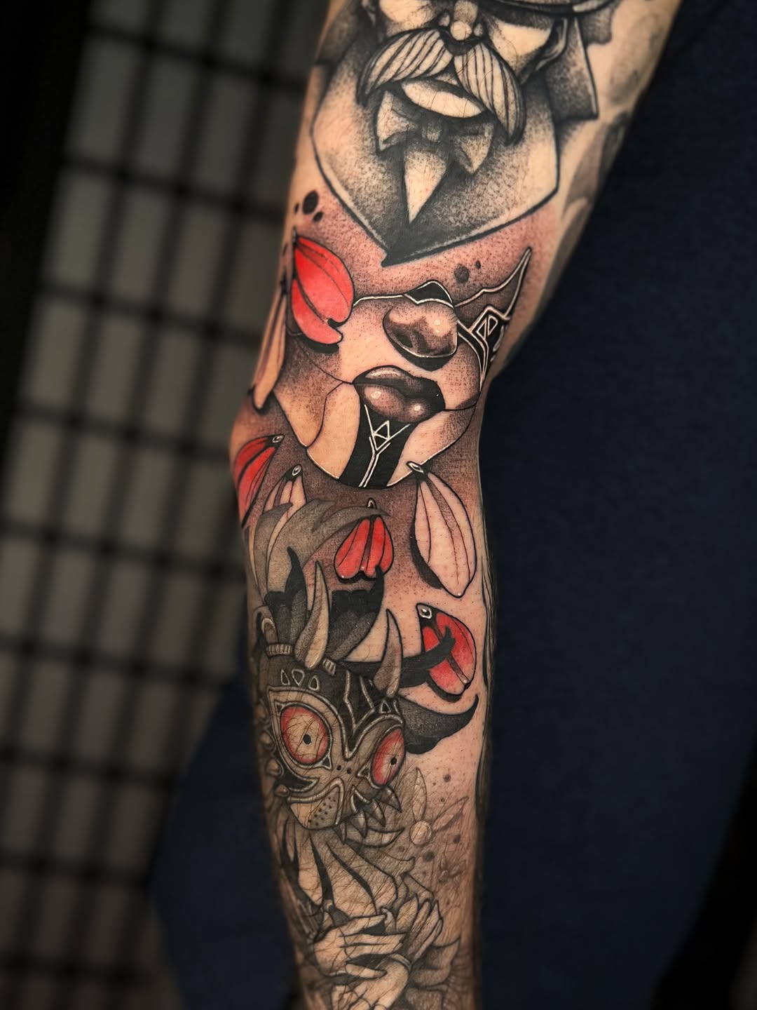 Tattoo by @kayseeshuster — dark_realism, trash_polka