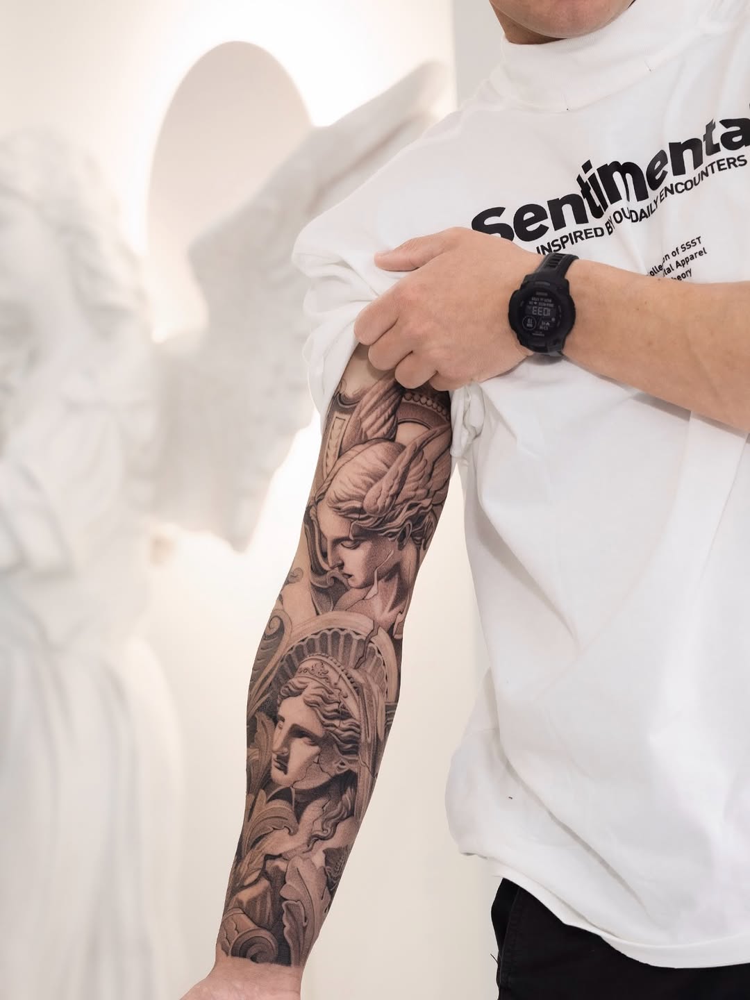 Tattoo by @cot_tattoo โ realism, black_and_grey