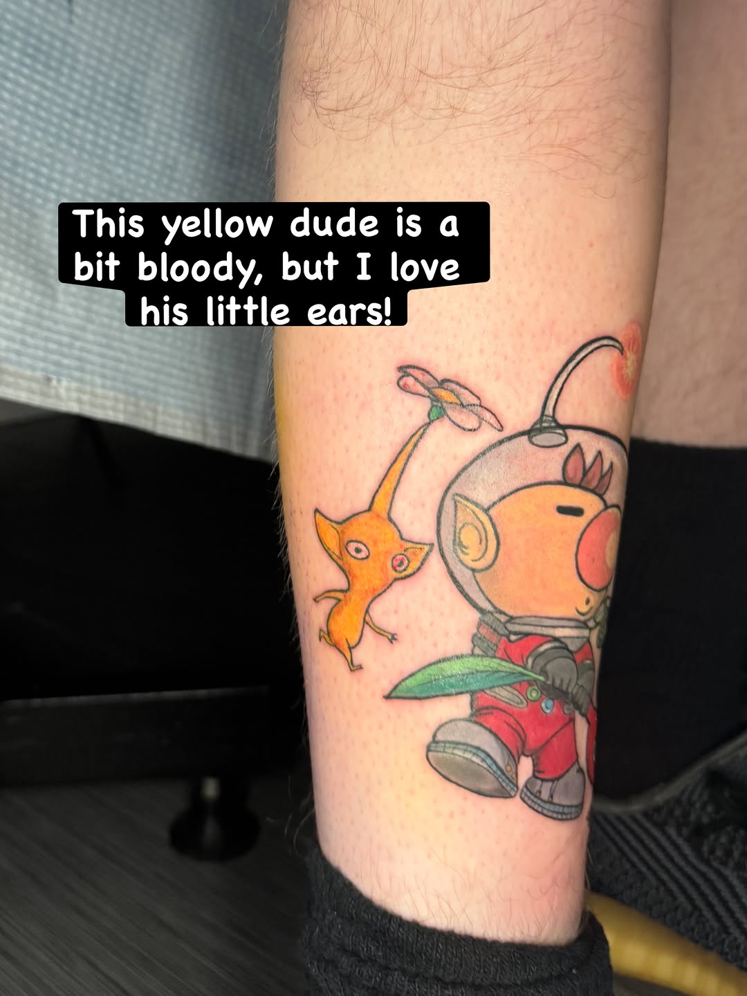 Tattoo by @petal.and.pigment.tattoos — anime