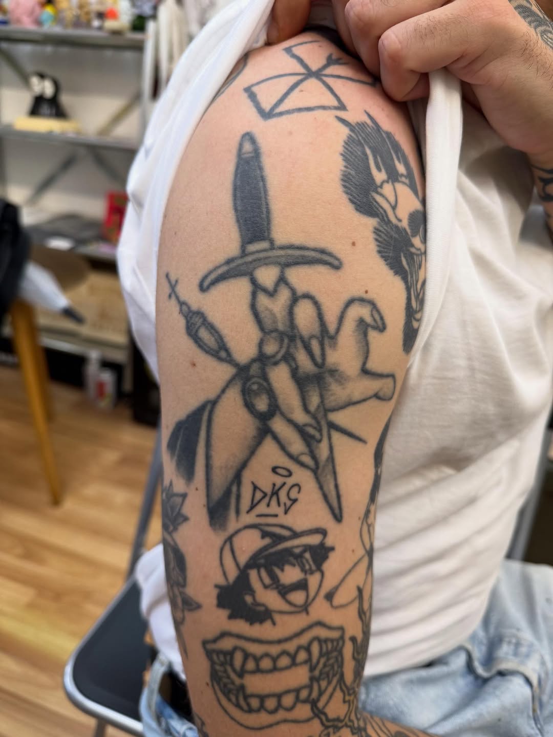 Tattoo by @jax_tattooer — blackwork