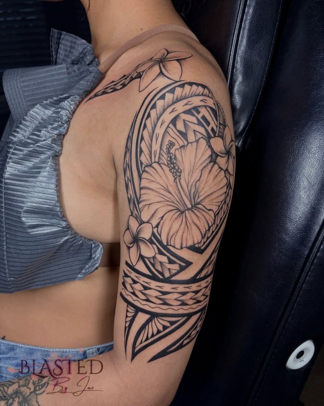 Tattoo by @blastedbyjaz — tribal, illustrative