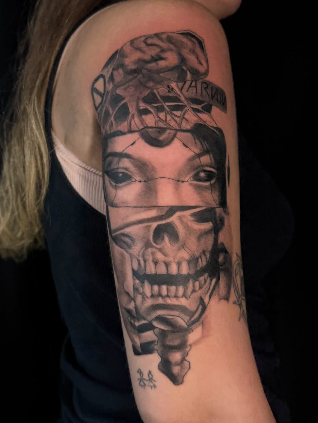 Tattoo by @_mel.art.tattoo โ black_and_grey, realism