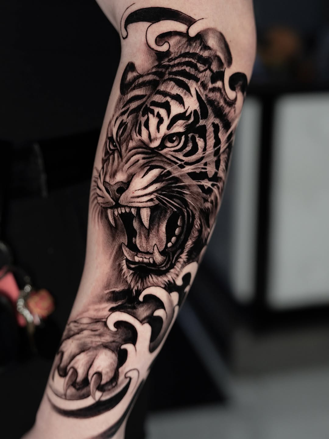 Tattoo by @iddy_sdt — realism, black_and_grey