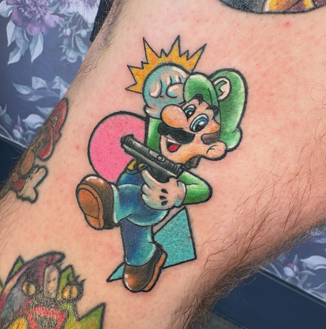 Tattoo by @little_dusty_tattoos — new_school, illustrative