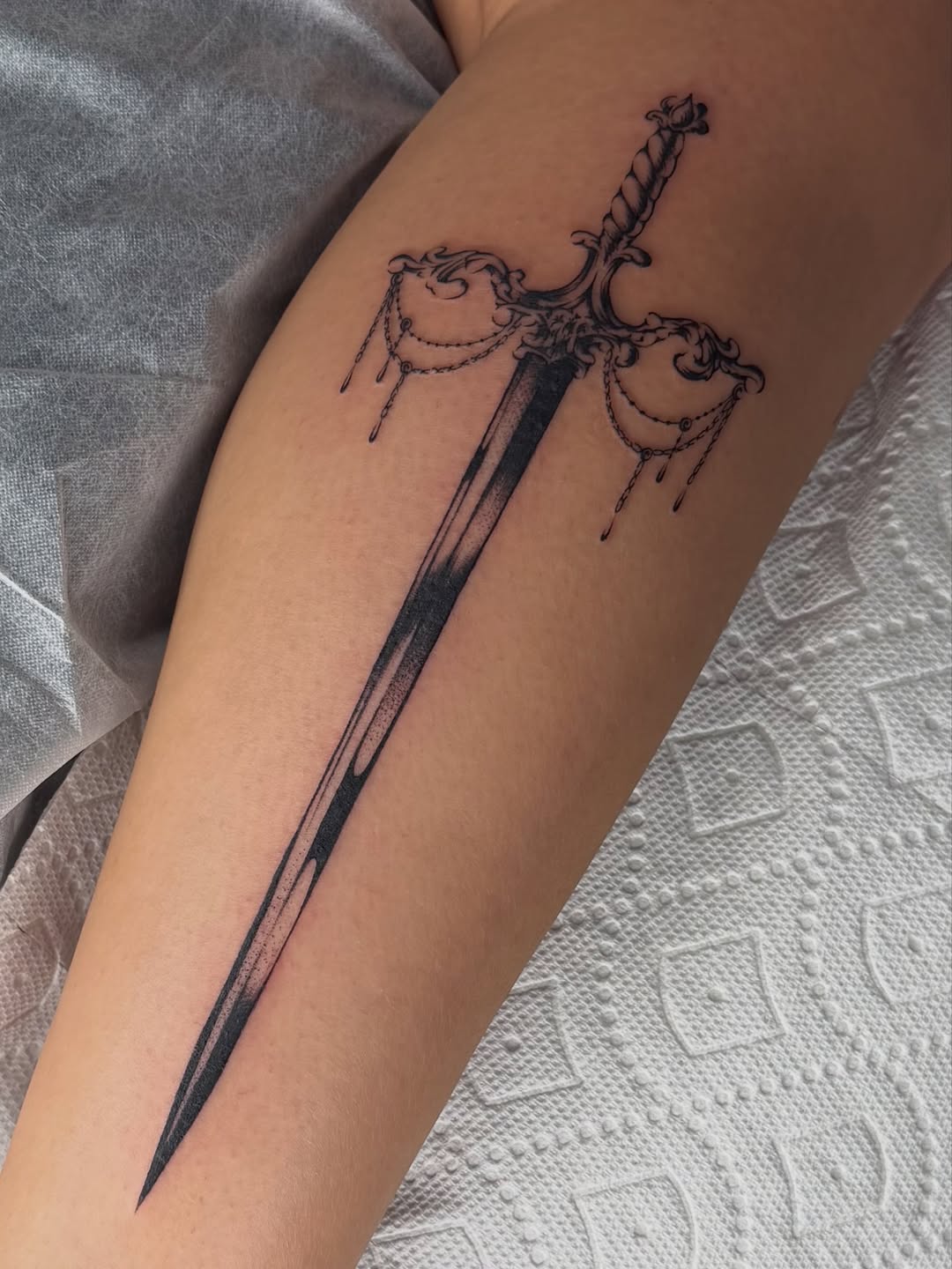 Tattoo by @maggieangulotattoo — fine_line, black_and_grey
