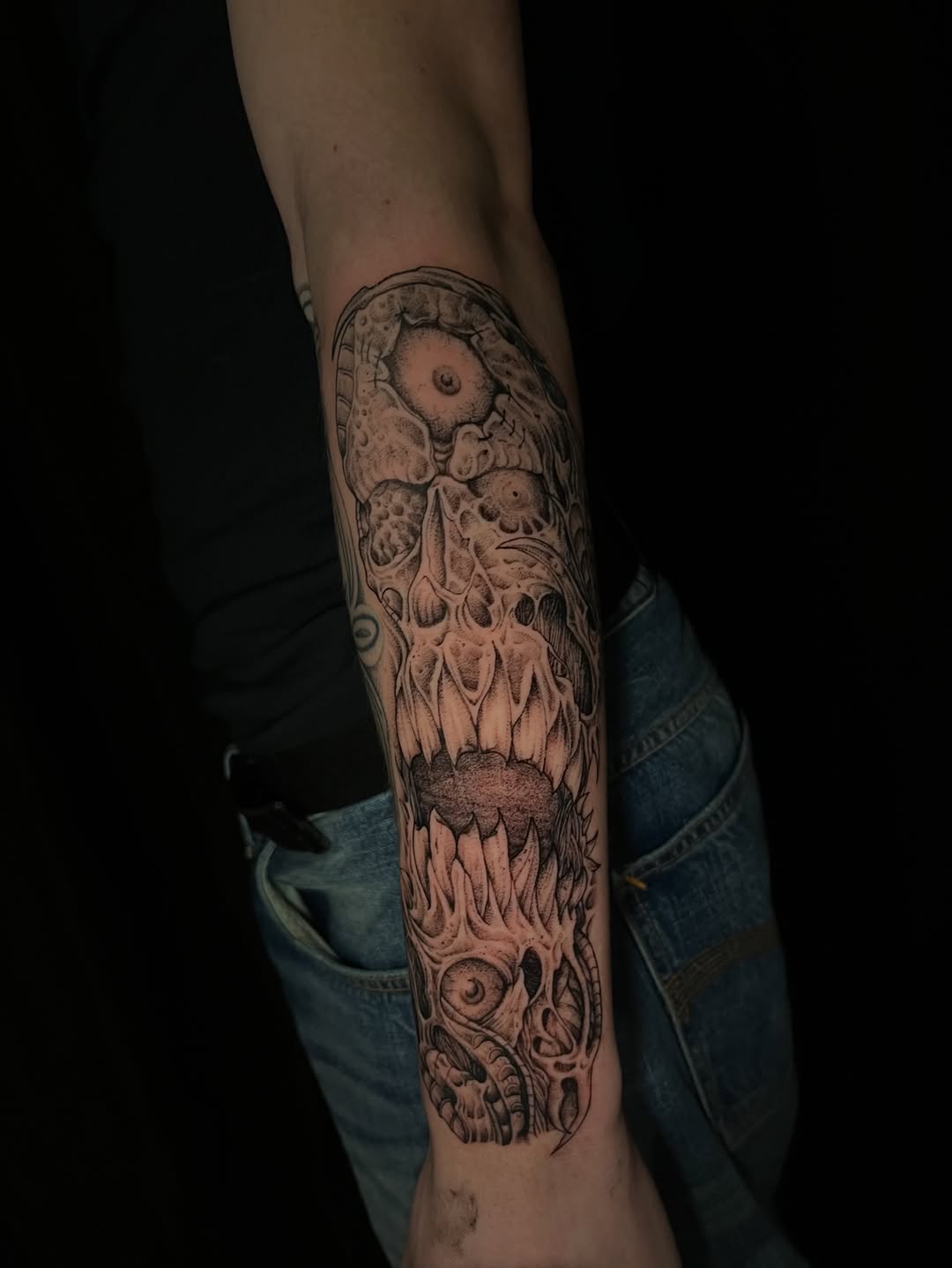 Tattoo by @crawlspacecadet — dark_realism