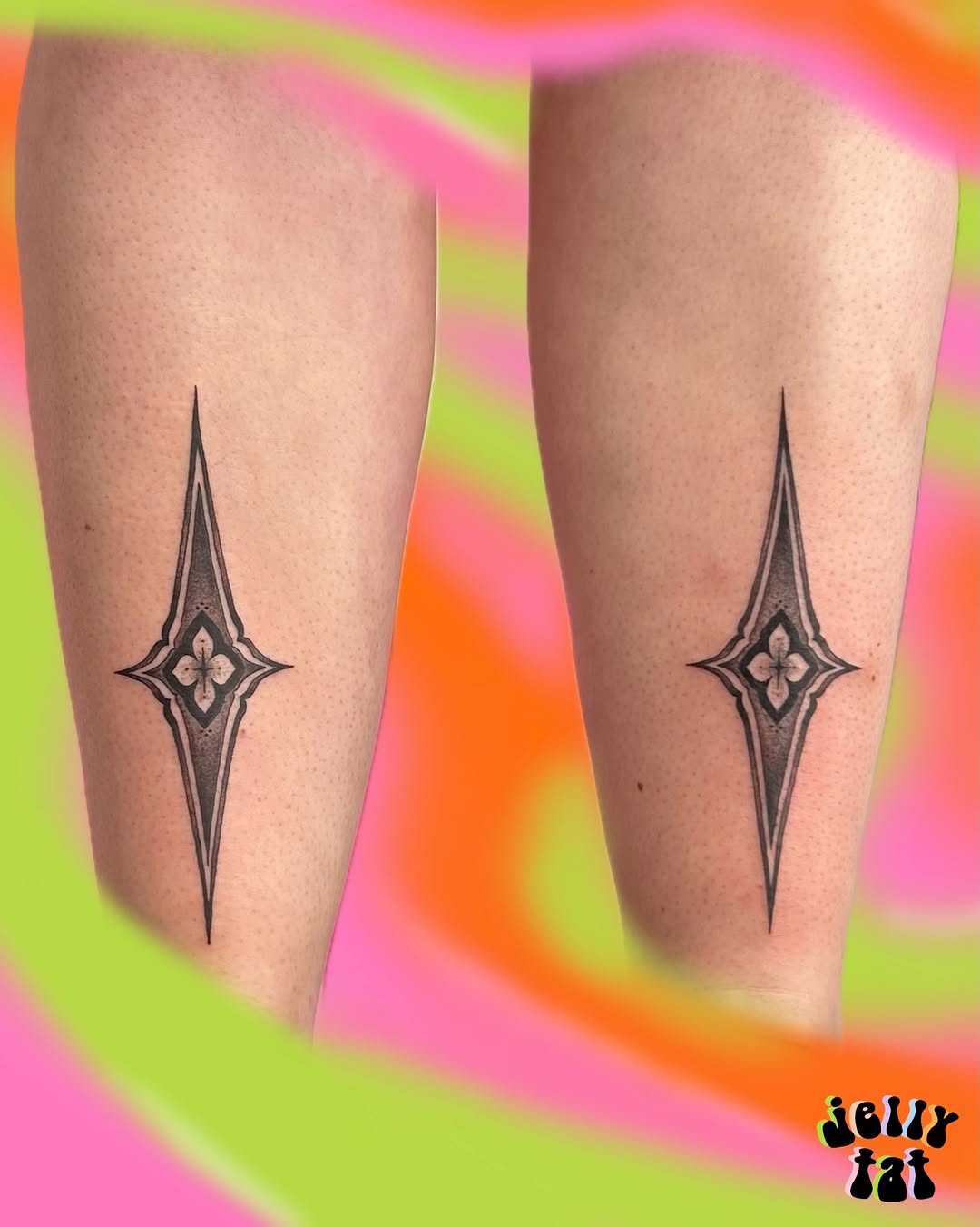 Tattoo by @jelly.tat β geometric, dotwork