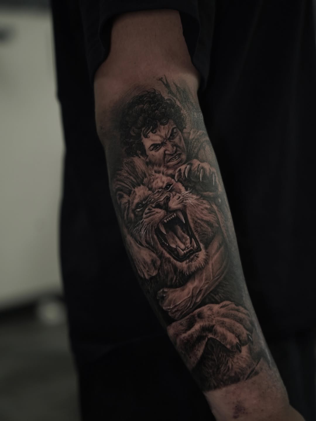 Tattoo by @nelsontellezart — realism, black_and_grey