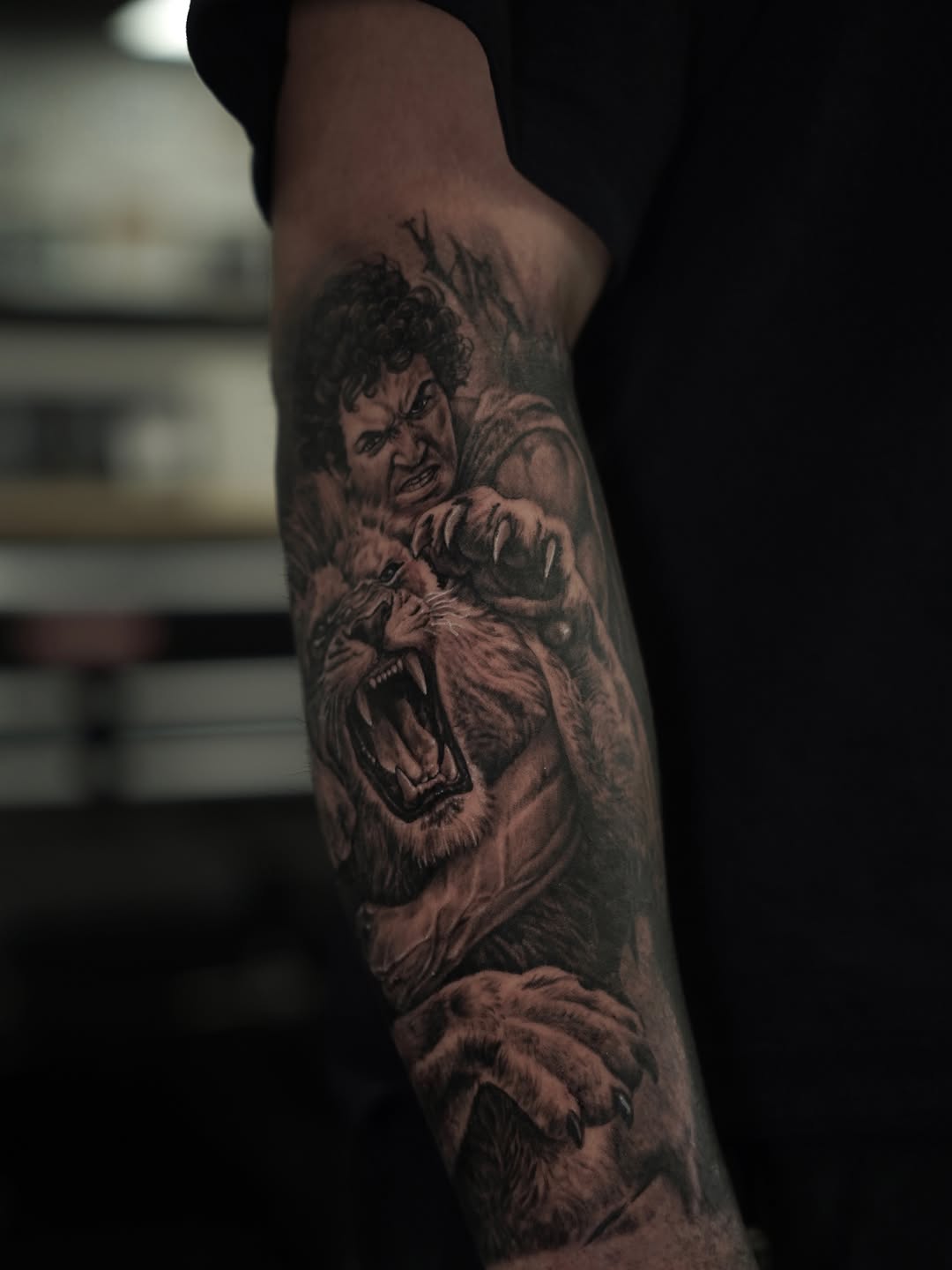 Tattoo by @nelsontellezart — realism, black_and_grey