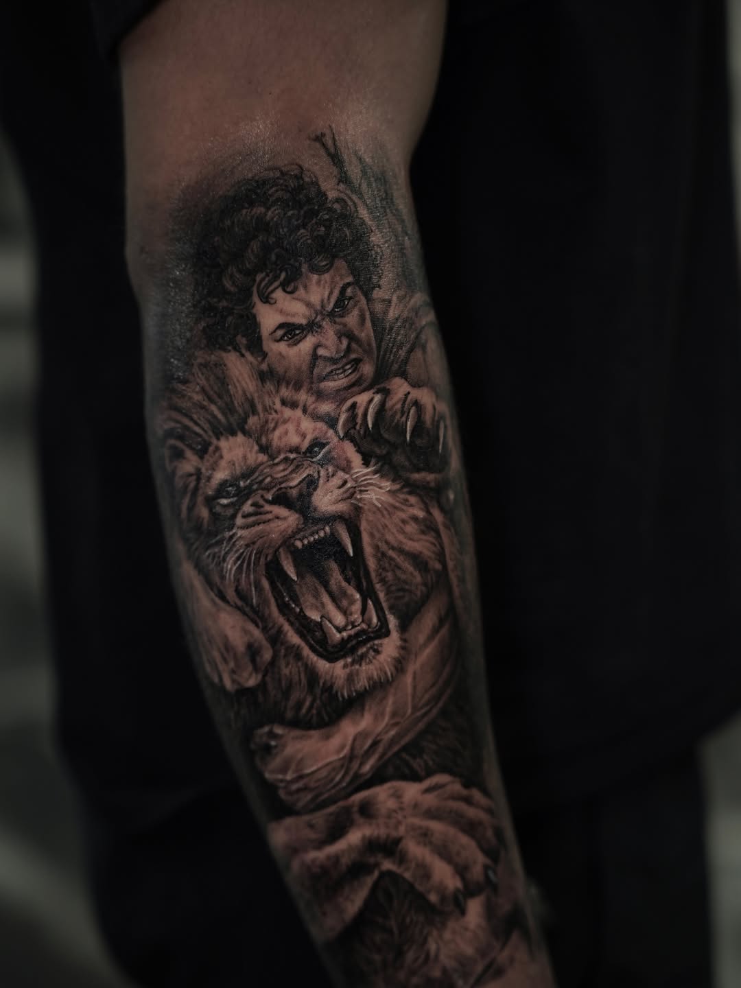 Tattoo by @nelsontellezart — realism, black_and_grey
