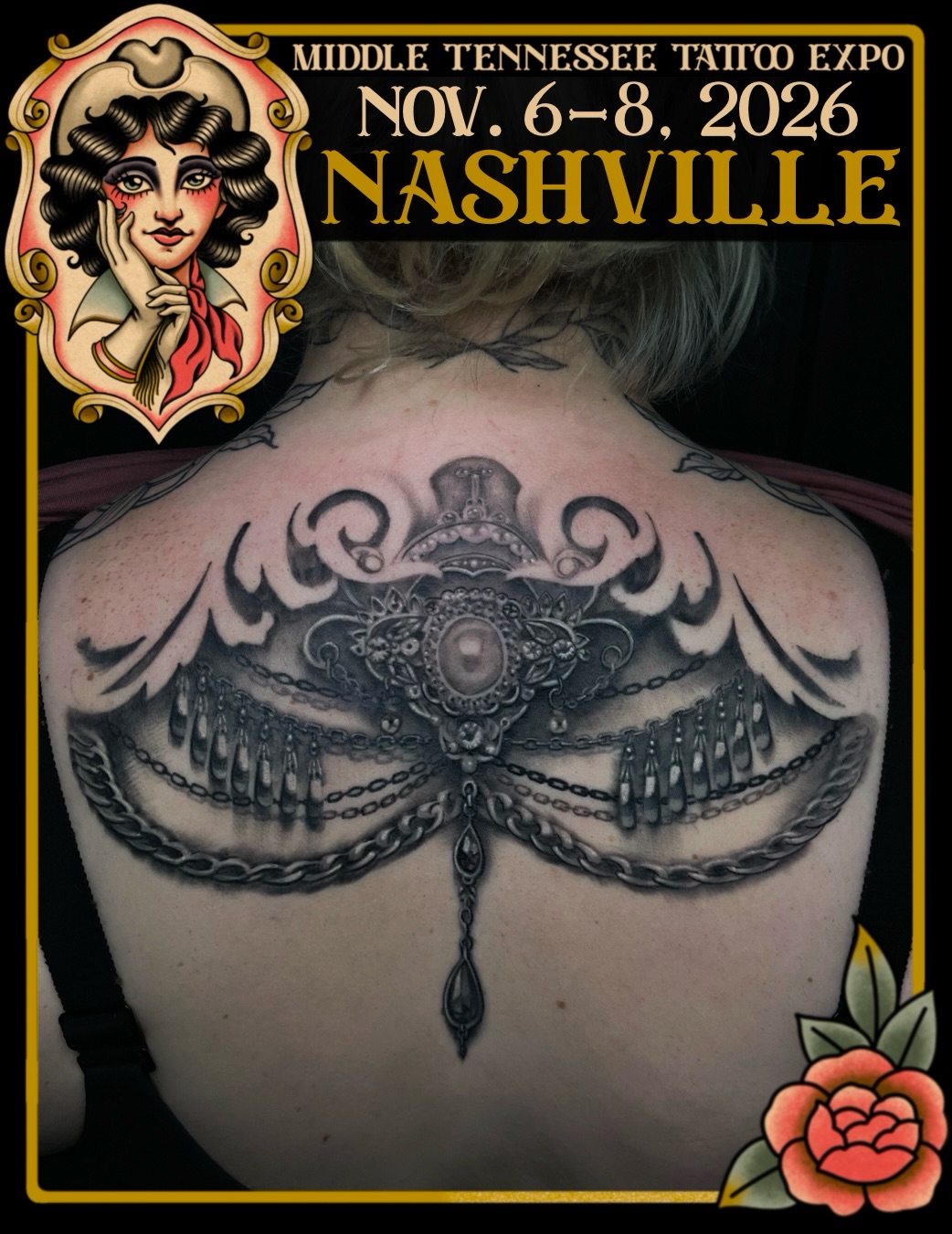 Tattoo by @gabriele_tattooer — black_and_grey, ornamental