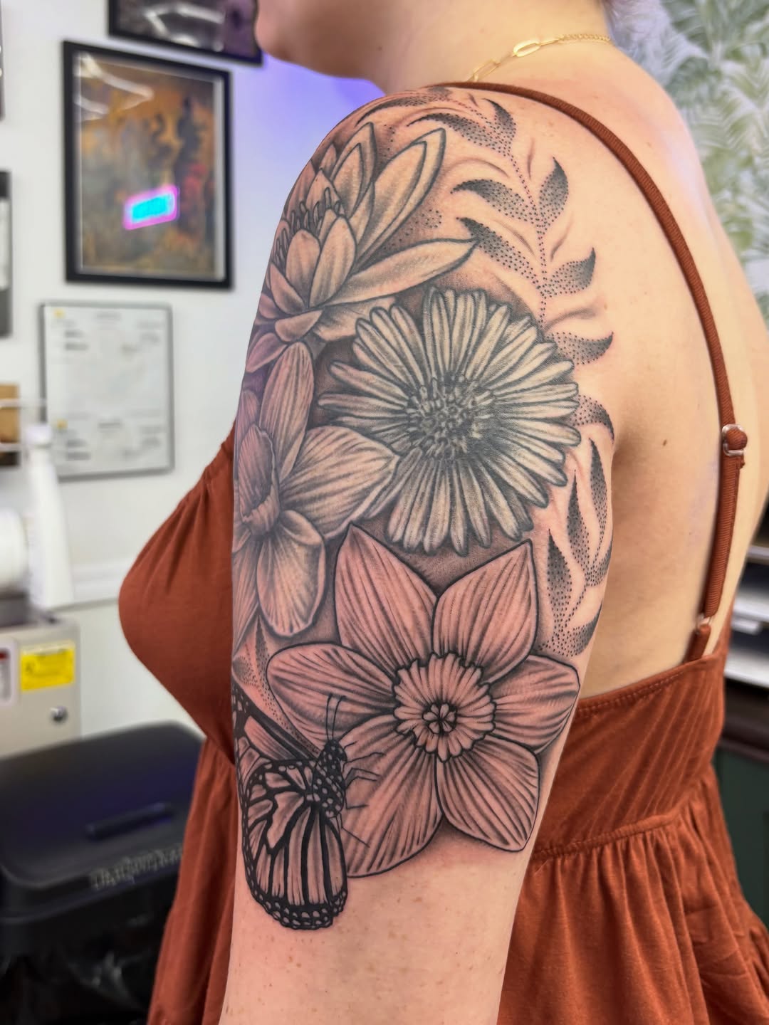 Tattoo by @skyecaliforniaink — black_and_grey, realism