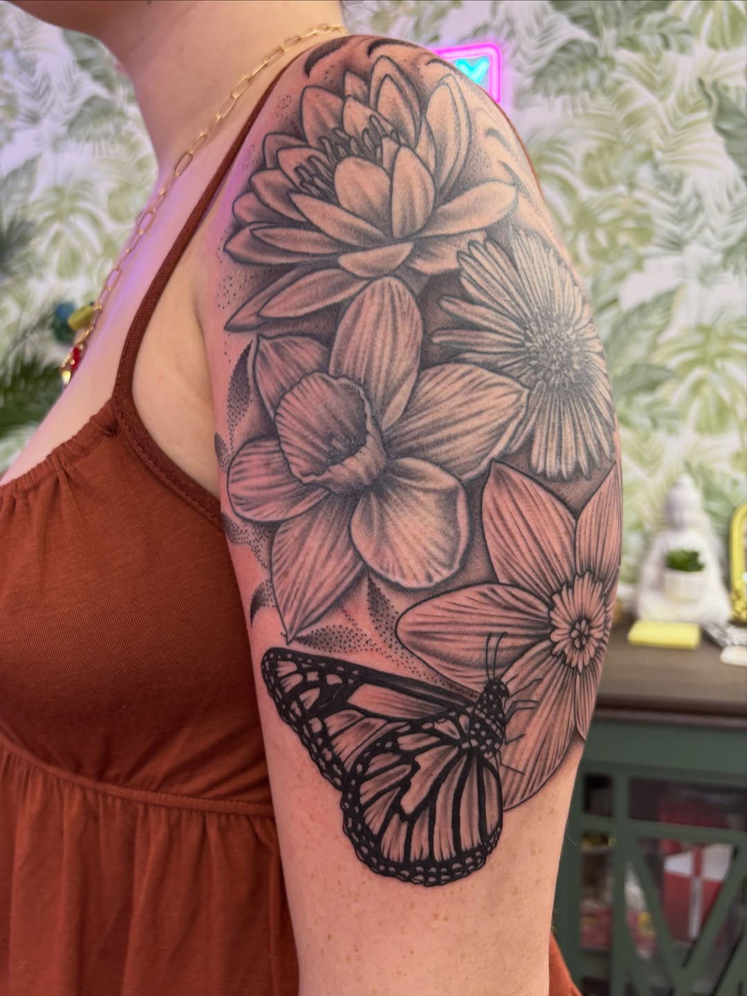 Tattoo by @skyecaliforniaink — realism, black_and_grey