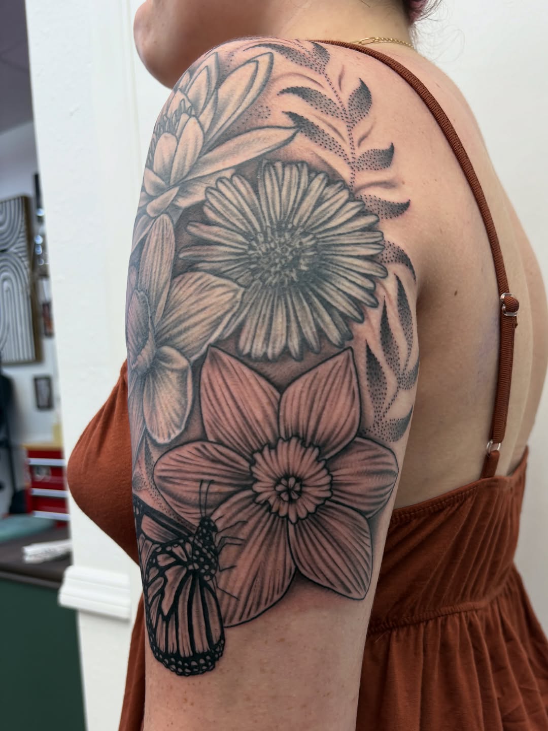 Tattoo by @skyecaliforniaink — black_and_grey, realism