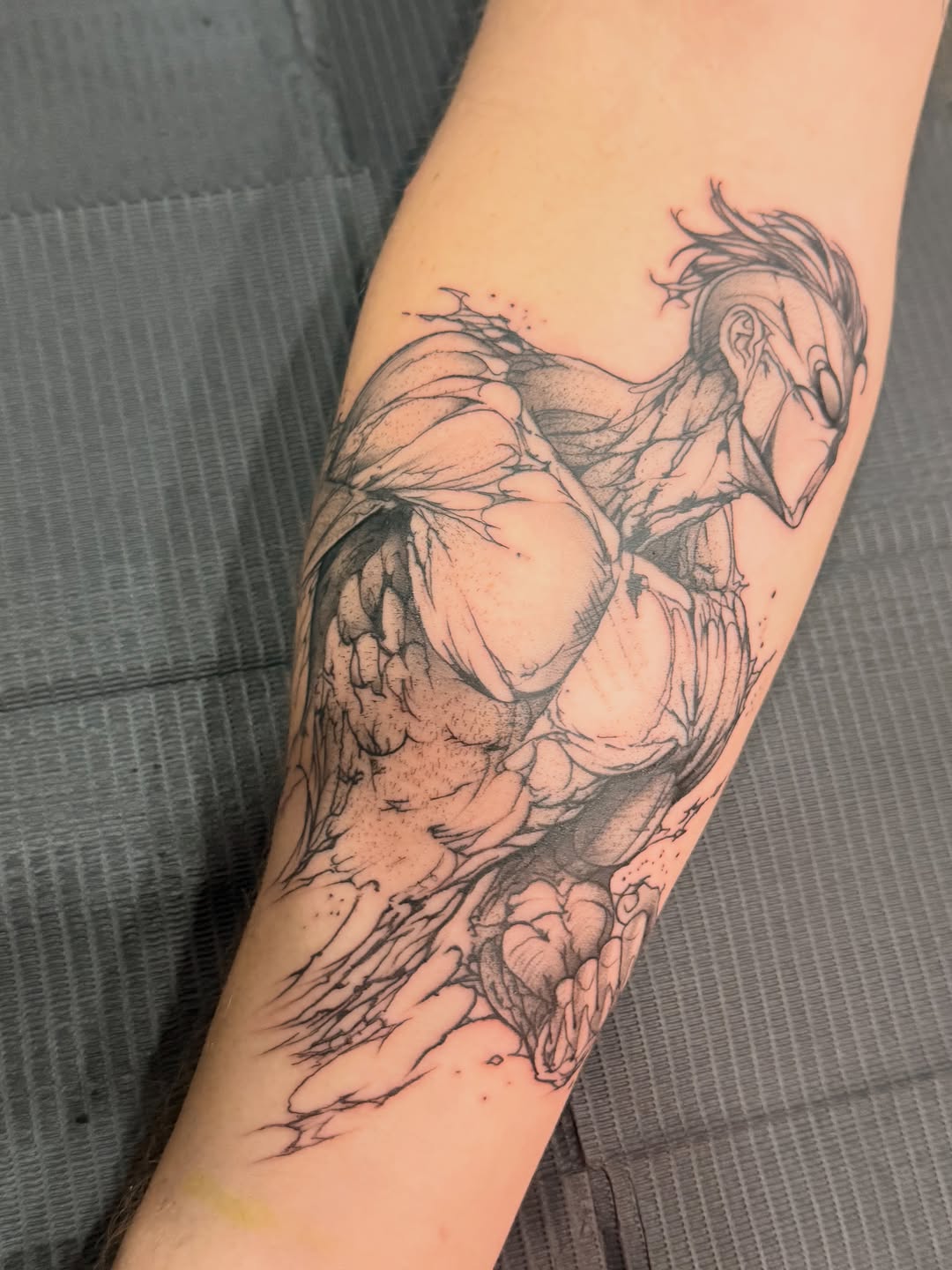 Tattoo by @scottys_ink315 — black_and_grey, illustrative