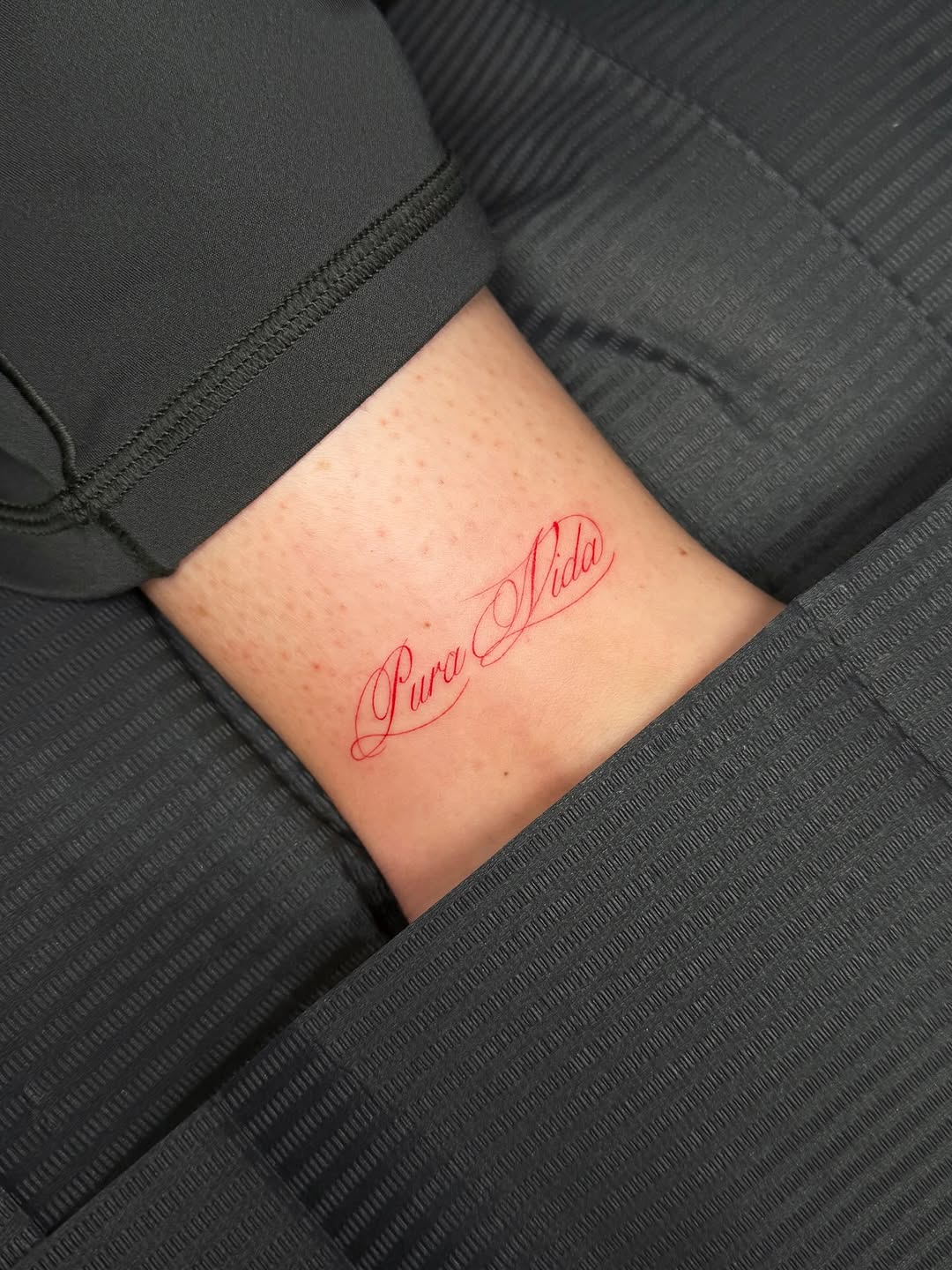 Tattoo by @kphaninks — lettering_script