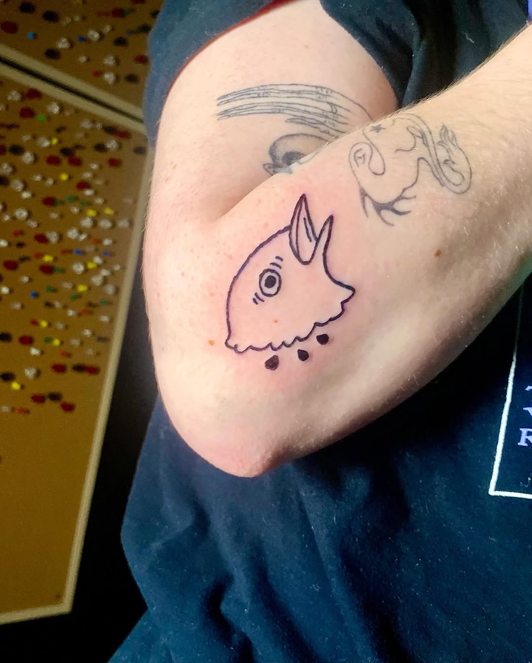 Tattoo by @ghostllietattoo — blackwork