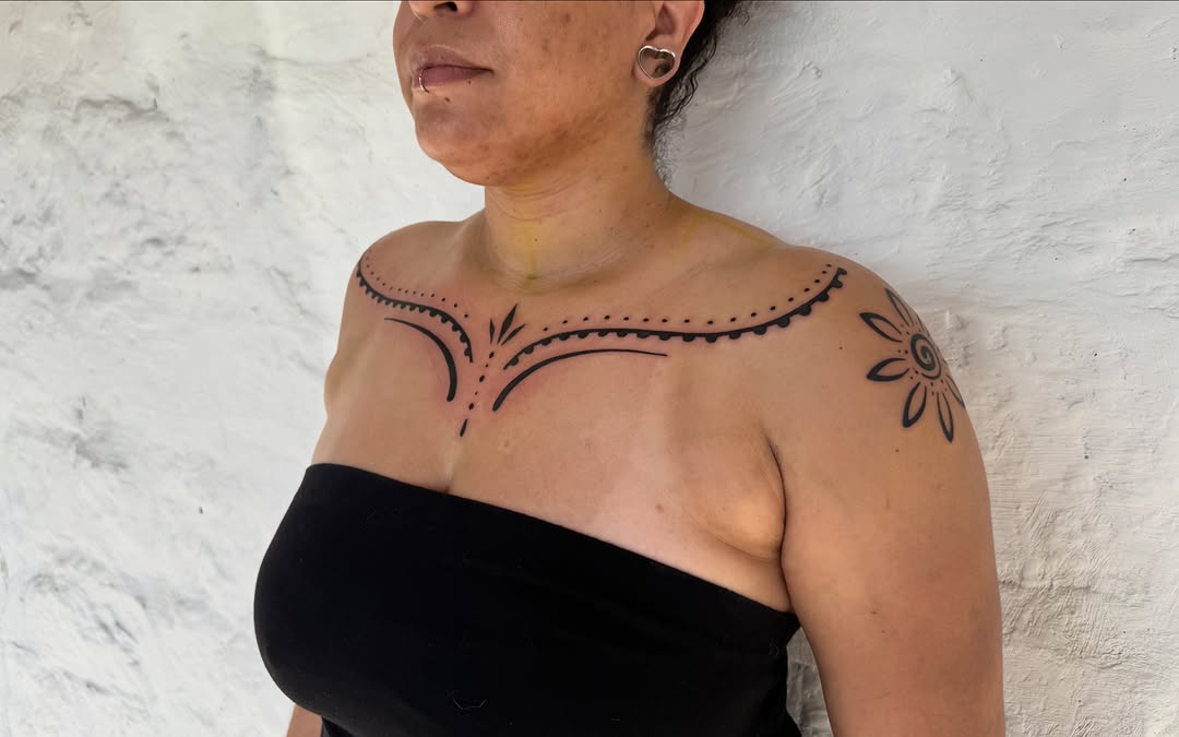 Tattoo by @manuinkatx — ornamental, blackwork