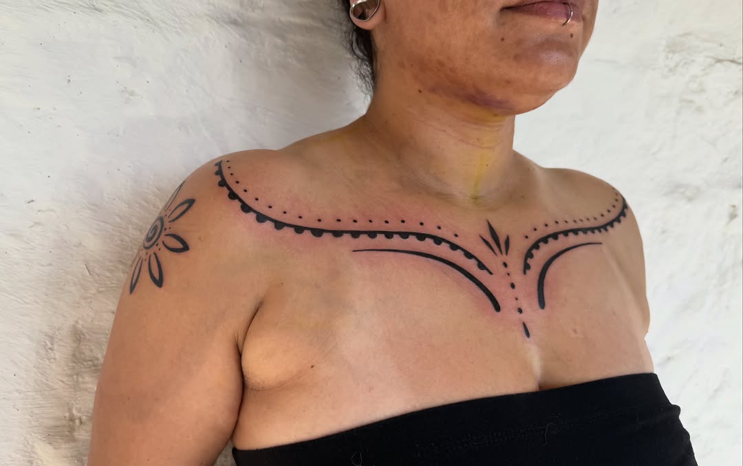 Tattoo by @manuinkatx — ornamental, blackwork