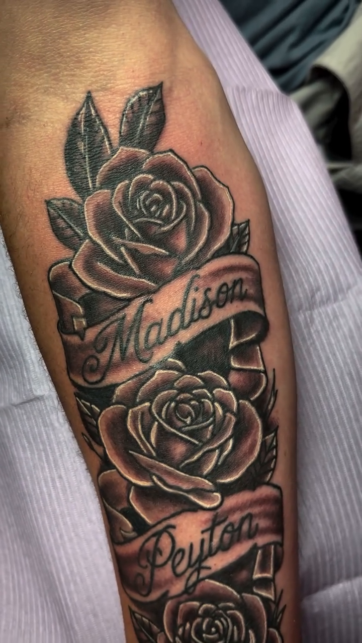 Tattoo by @anthonygtattoos — black_and_grey