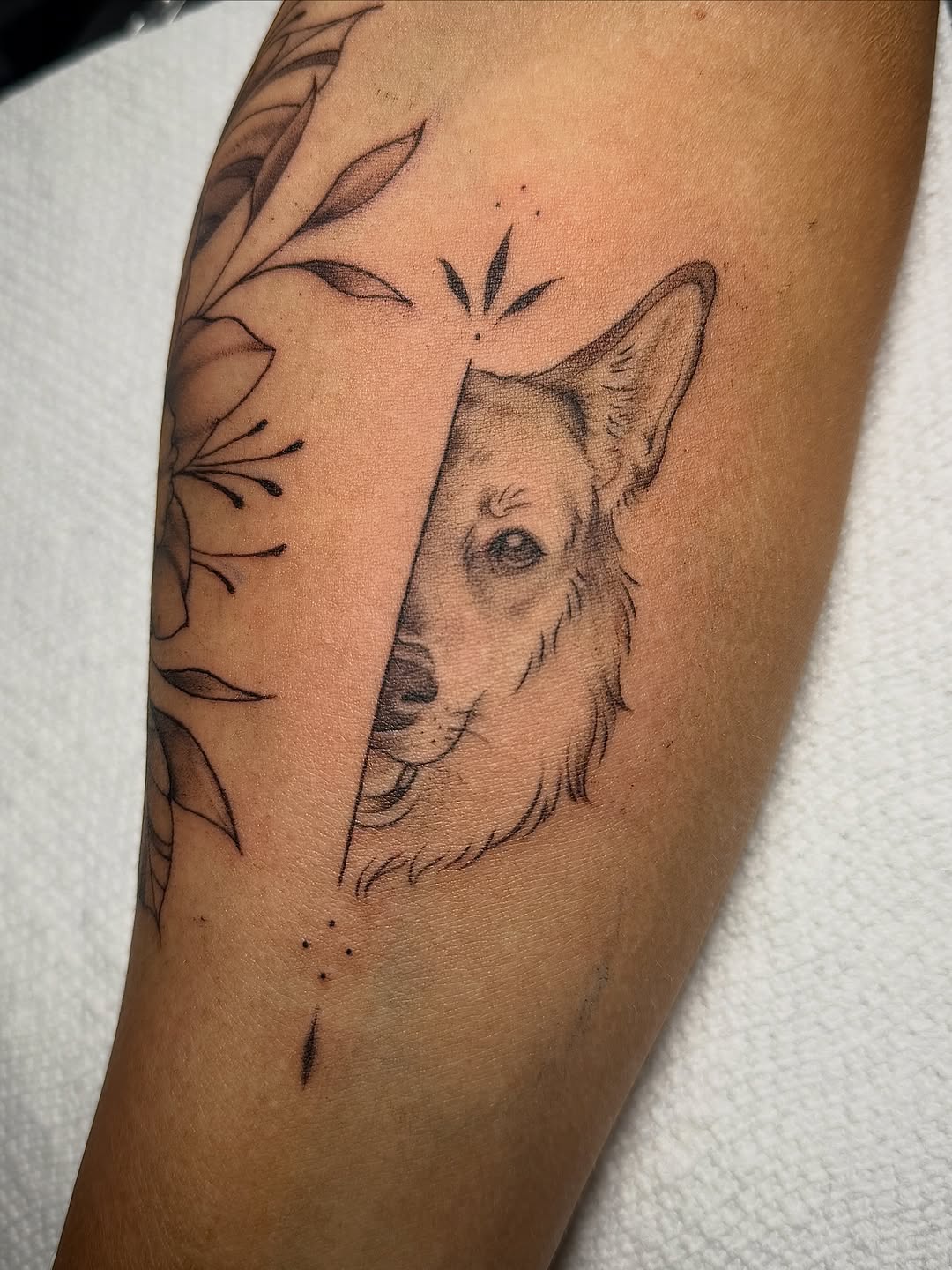 Tattoo by @tinkedtattoo — illustrative, fine_line