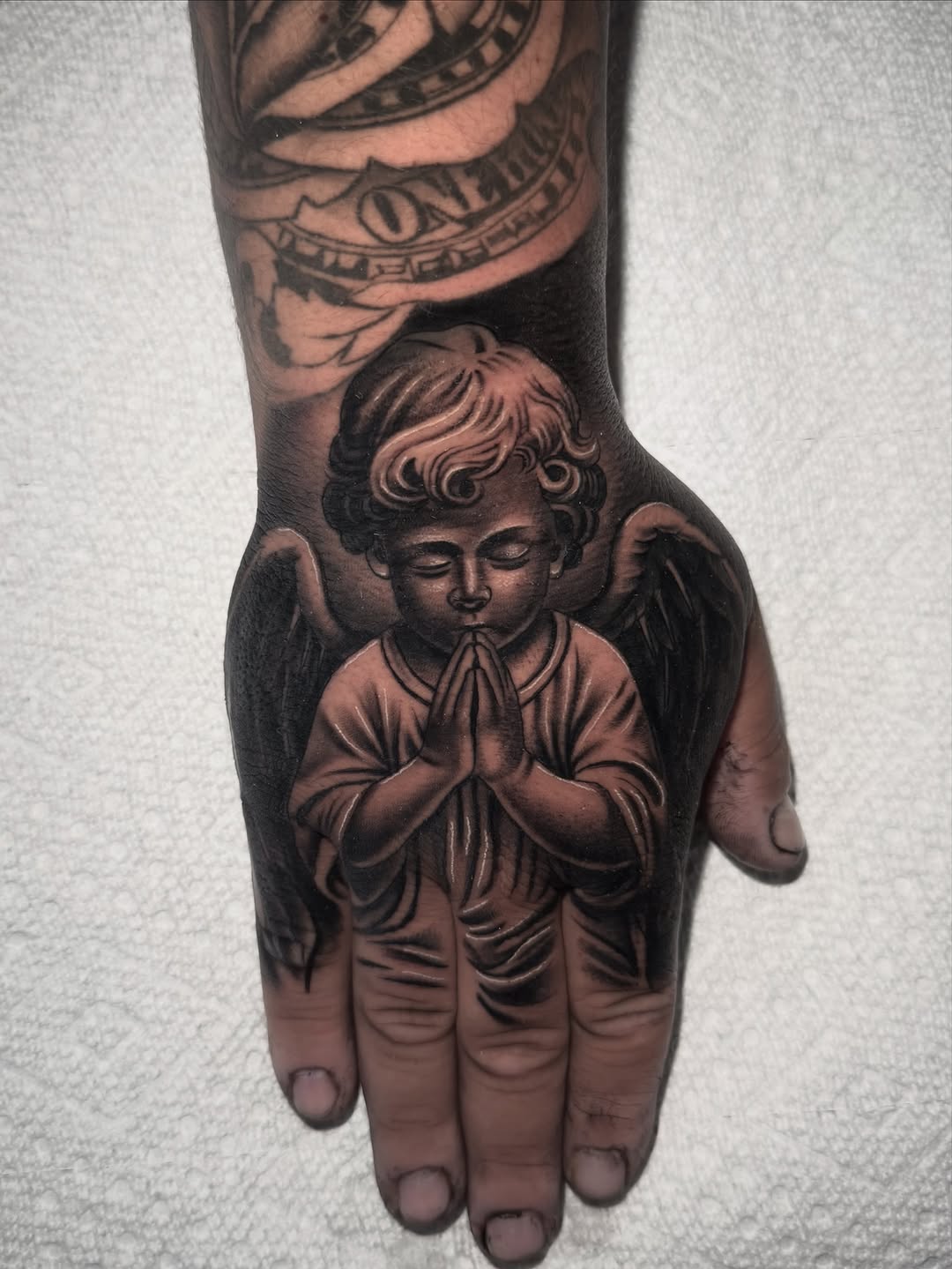 Tattoo by @dome_tats — realism, black_and_grey