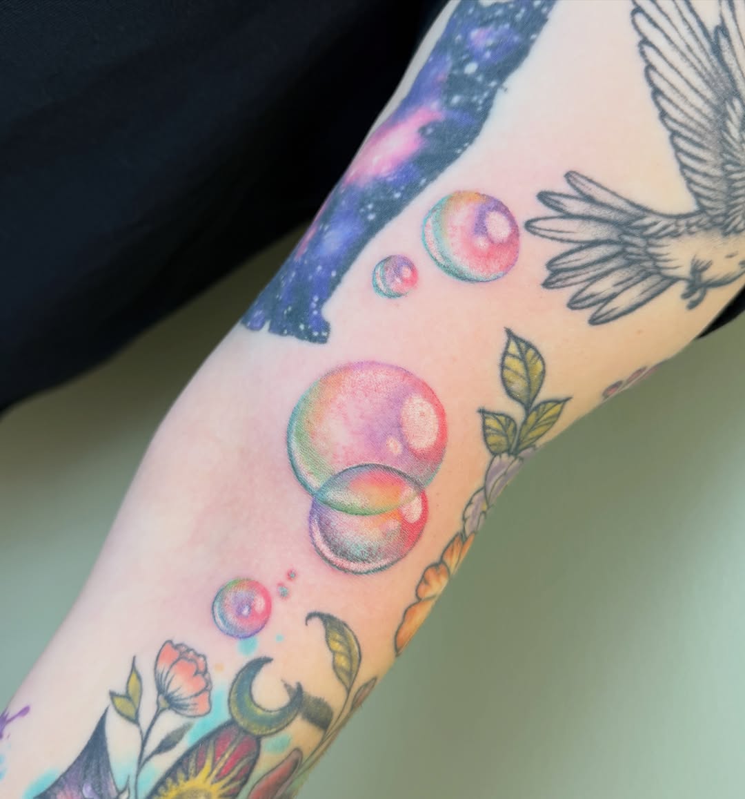 Tattoo by @koryn_tattoo — watercolor