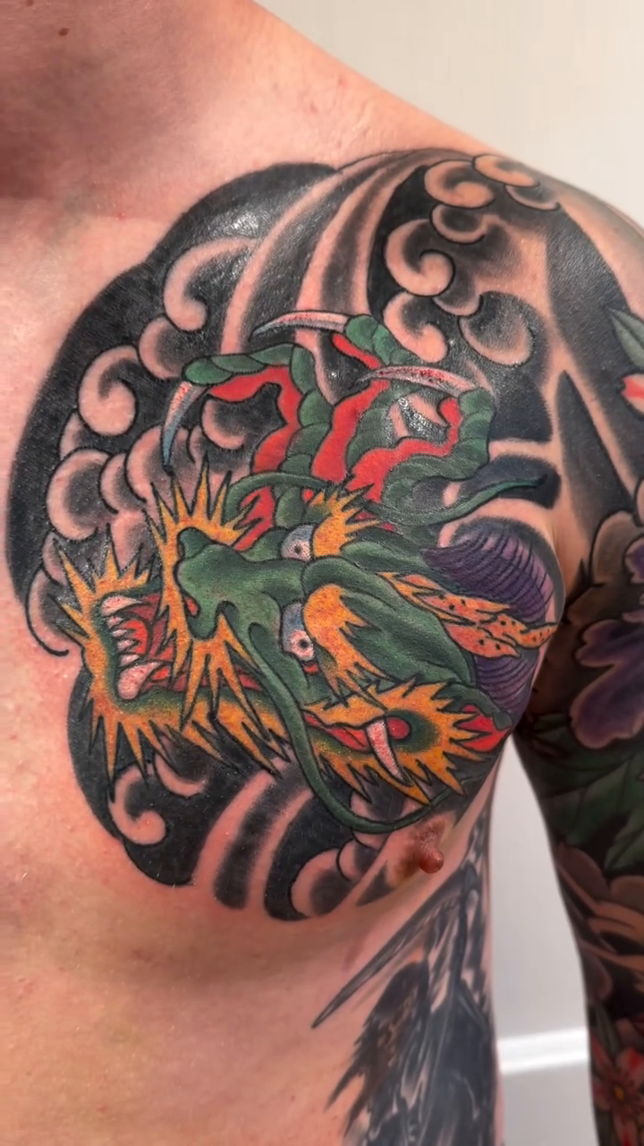 Tattoo by @laurak_musiccitytattoo — japanese_irezumi, illustrative