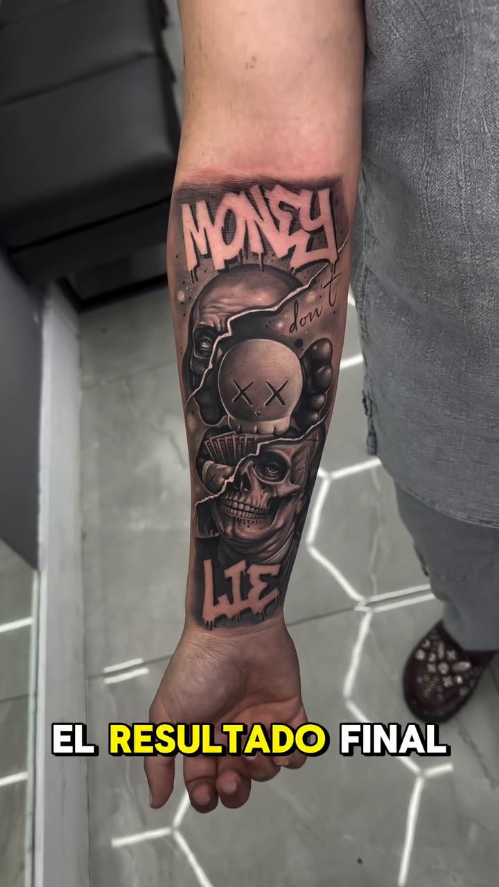 Tattoo by @mandytattoo2013 — black_and_grey, realism
