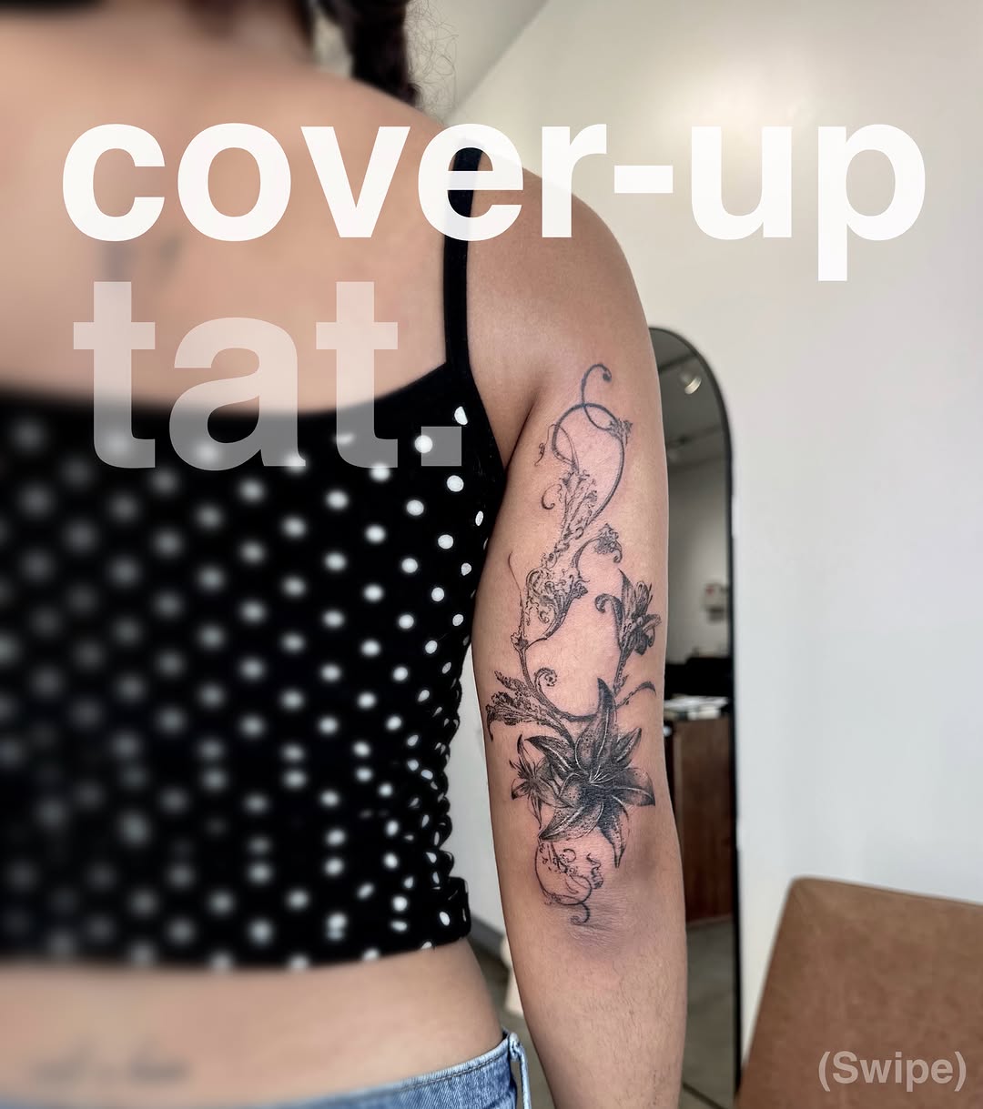 Tattoo by @avas.aesthetics__ — black_and_grey