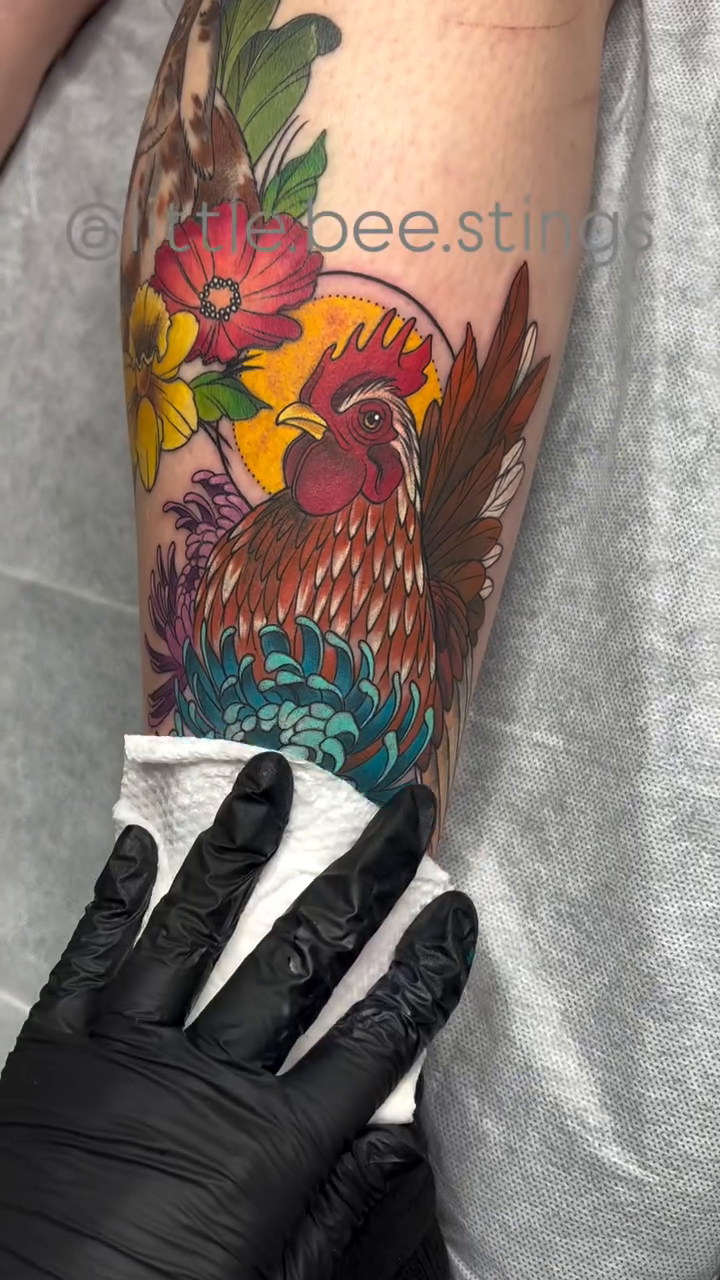 Tattoo by @little.bee.stings — neo_traditional, realism