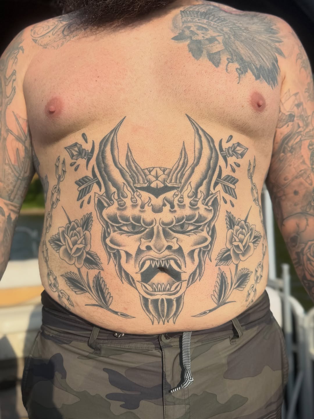 Tattoo by @mckennaskytattoos — american_traditional, black_and_grey