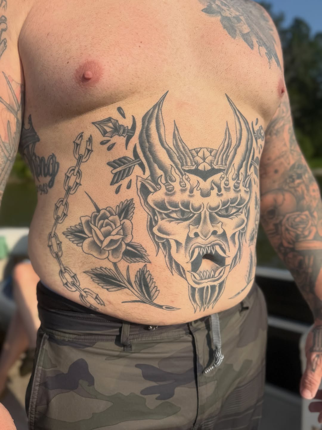 Tattoo by @mckennaskytattoos — american_traditional, black_and_grey