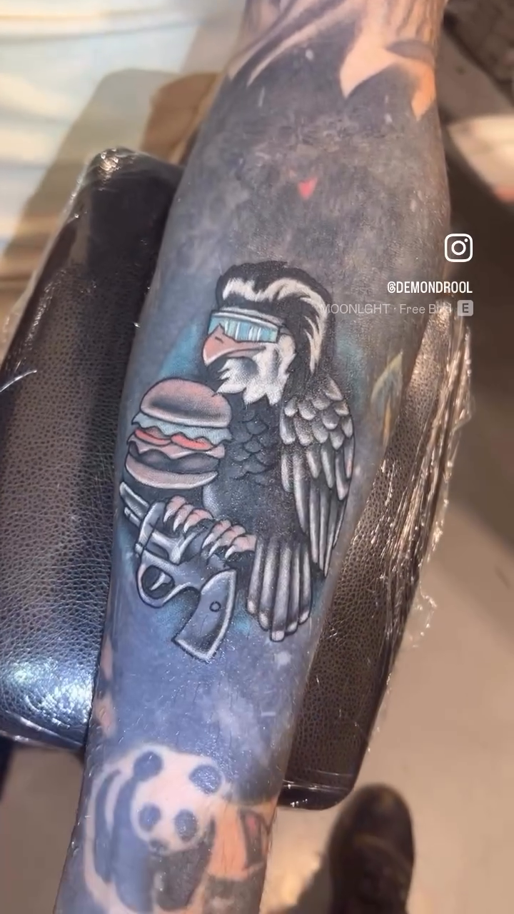 Tattoo by @demondrool โ neo_traditional, realism