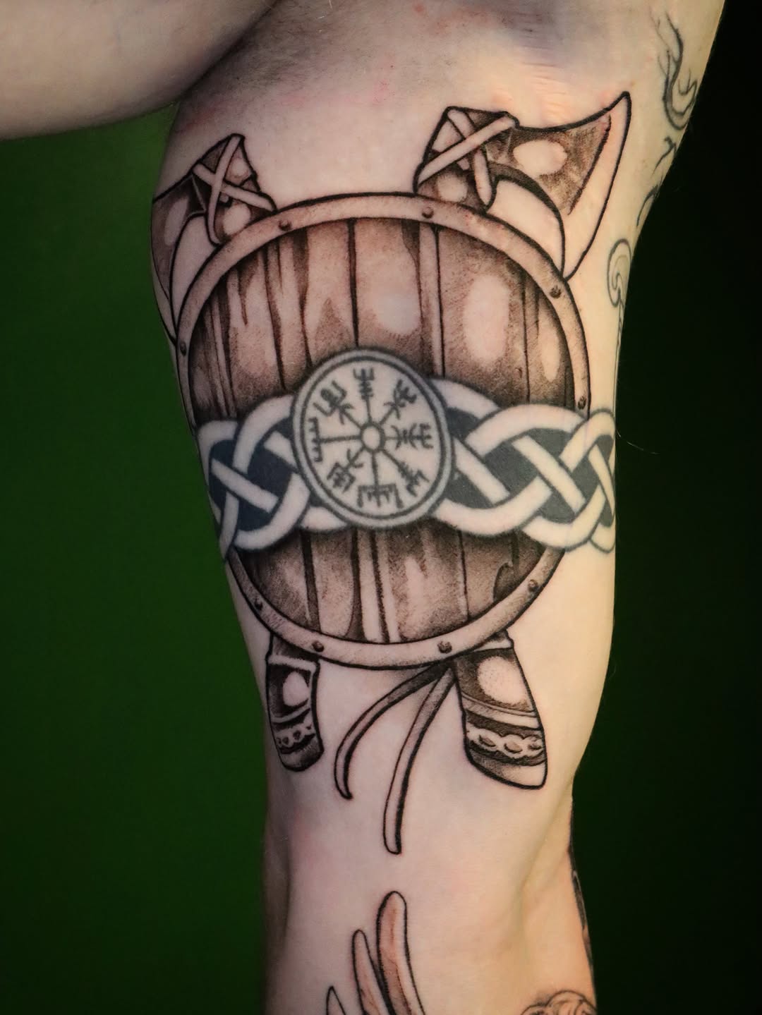 Tattoo by @joehalltattoos — black_and_grey