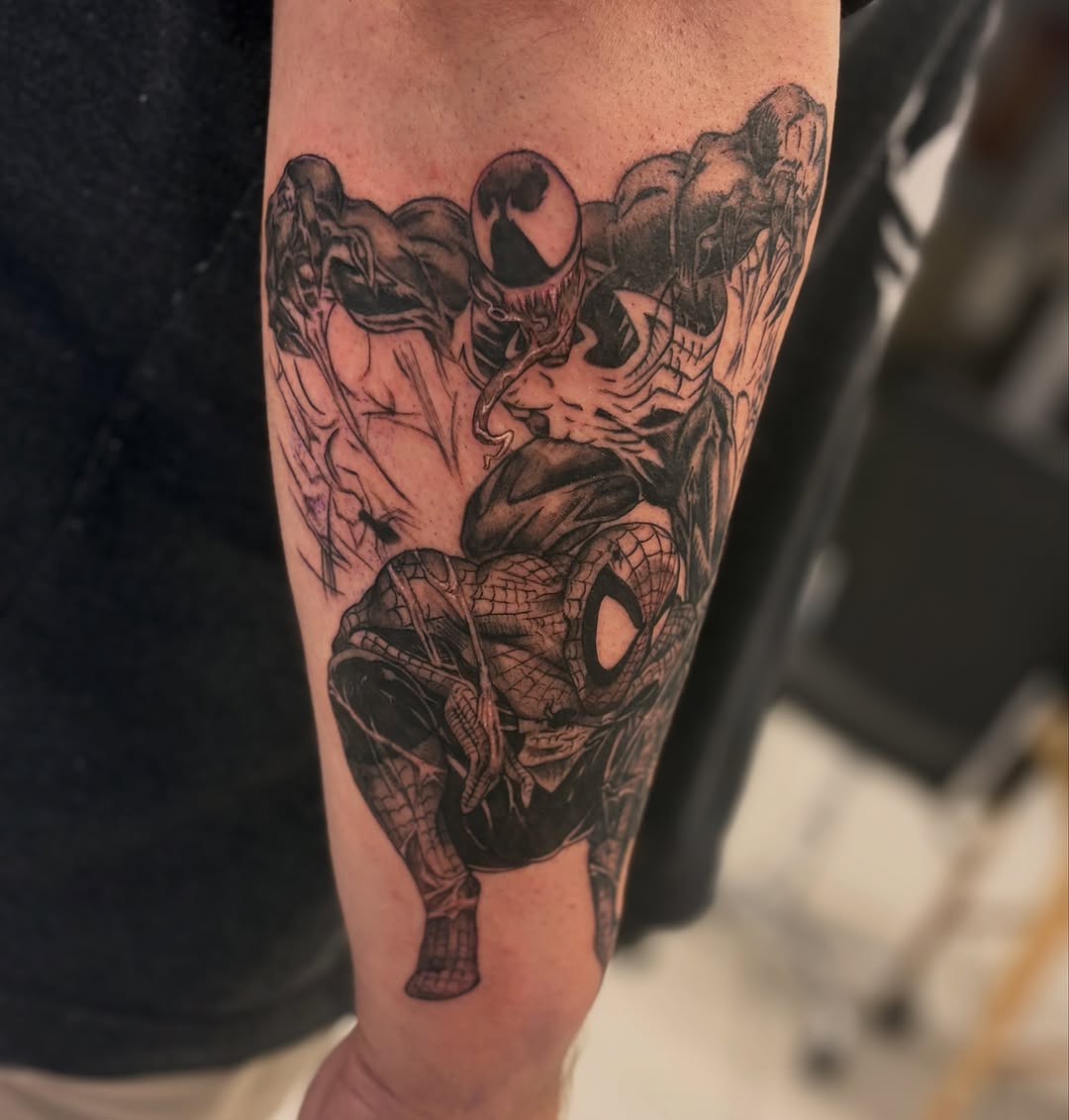 Tattoo by @dahl_house_art — realism, black_and_grey