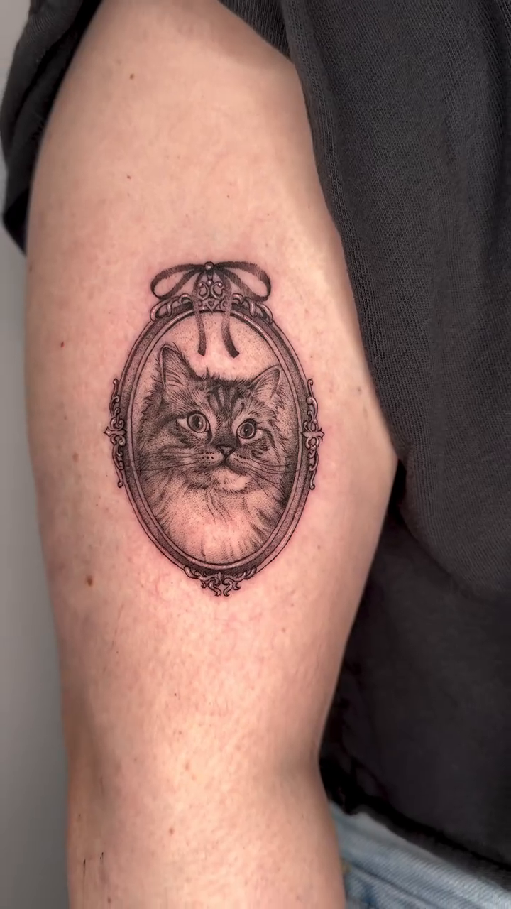 Tattoo by @turnipgirl_tattoo — realism, black_and_grey
