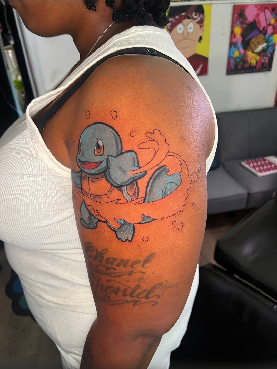 Tattoo by @justx4rt โ anime