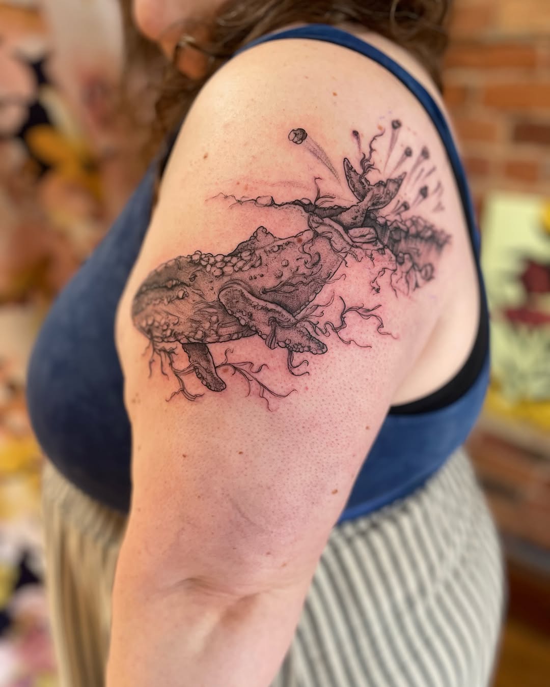 Tattoo by @mytattoopaige — black_and_grey