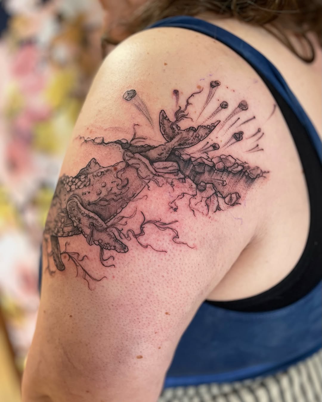Tattoo by @mytattoopaige — dotwork