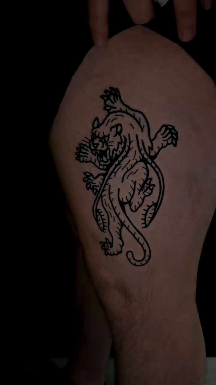 Tattoo by @ashleyblyght — illustrative, blackwork