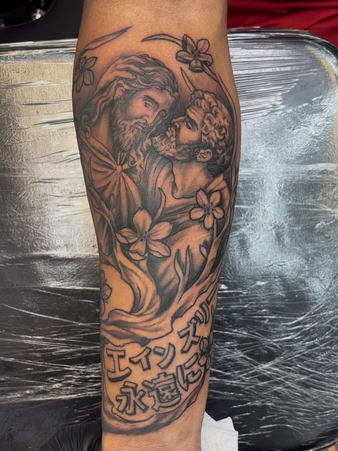 Tattoo by @shearnenator — realism, black_and_grey