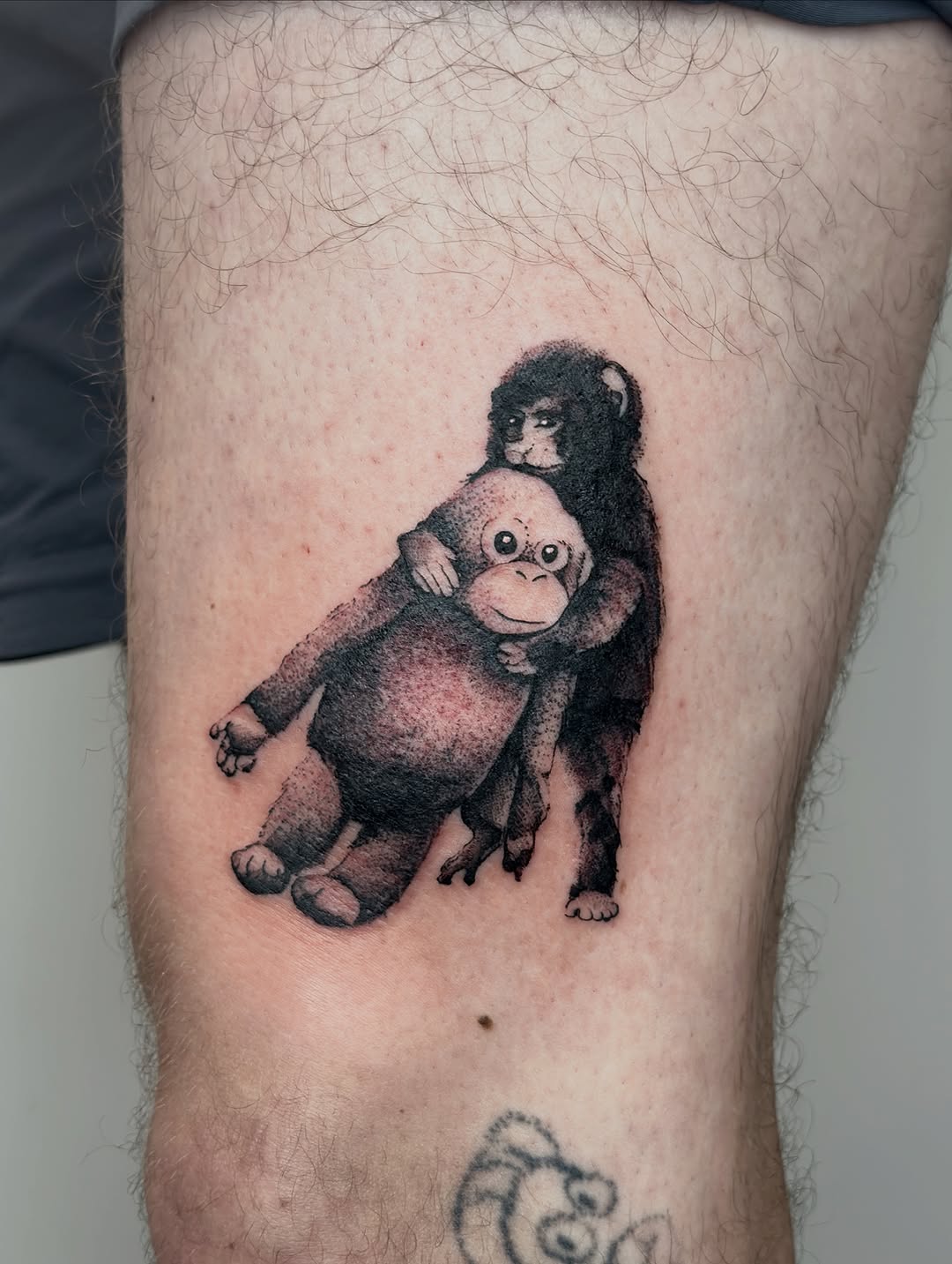 Tattoo by @gabymariatattoo — black_and_grey