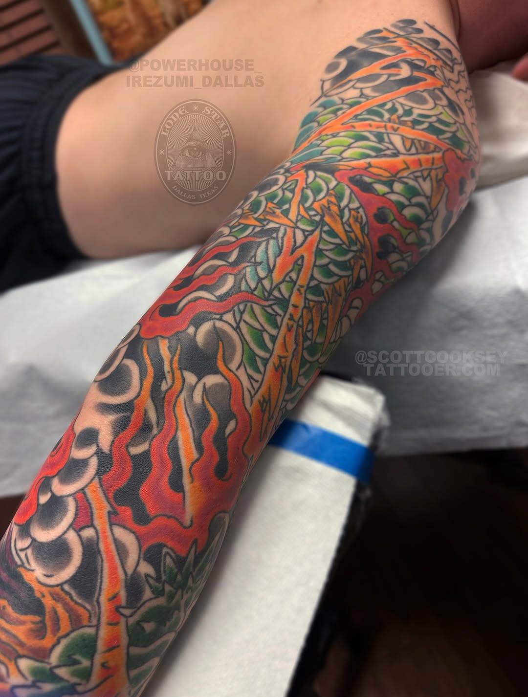 Tattoo by @scottcookseytattooer — japanese_irezumi