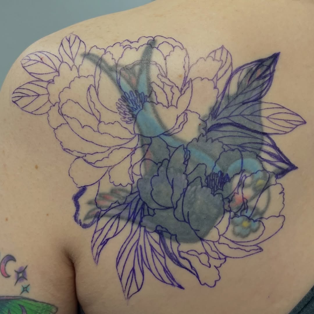 Tattoo by @ashwheelertattoos — illustrative